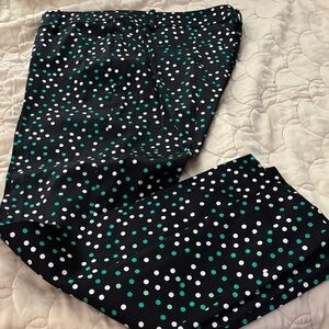 Ann Taylor Black Polka Dot Pant. Stand out piece.